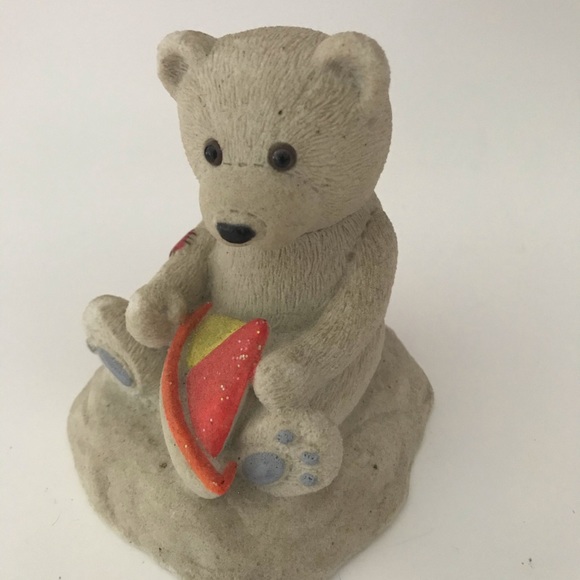 2001 A Mr Sandman Sand Sculpture Bear Figurine - Picture 5 of 9